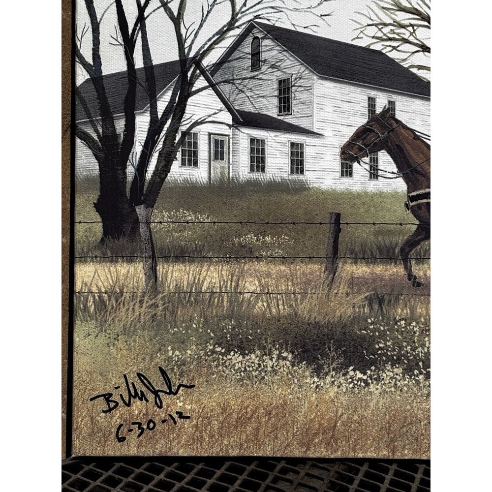 Hand Signed On 06/30/12 (2 signatures) by Billy Jacobs "Goin To Market". - Picture 6 of 8